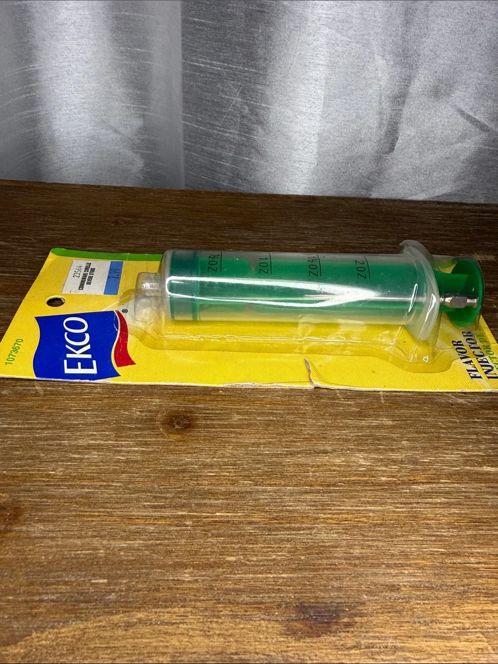 EKCO Flavor Injector NOS Sealed 2oz Green 2006
